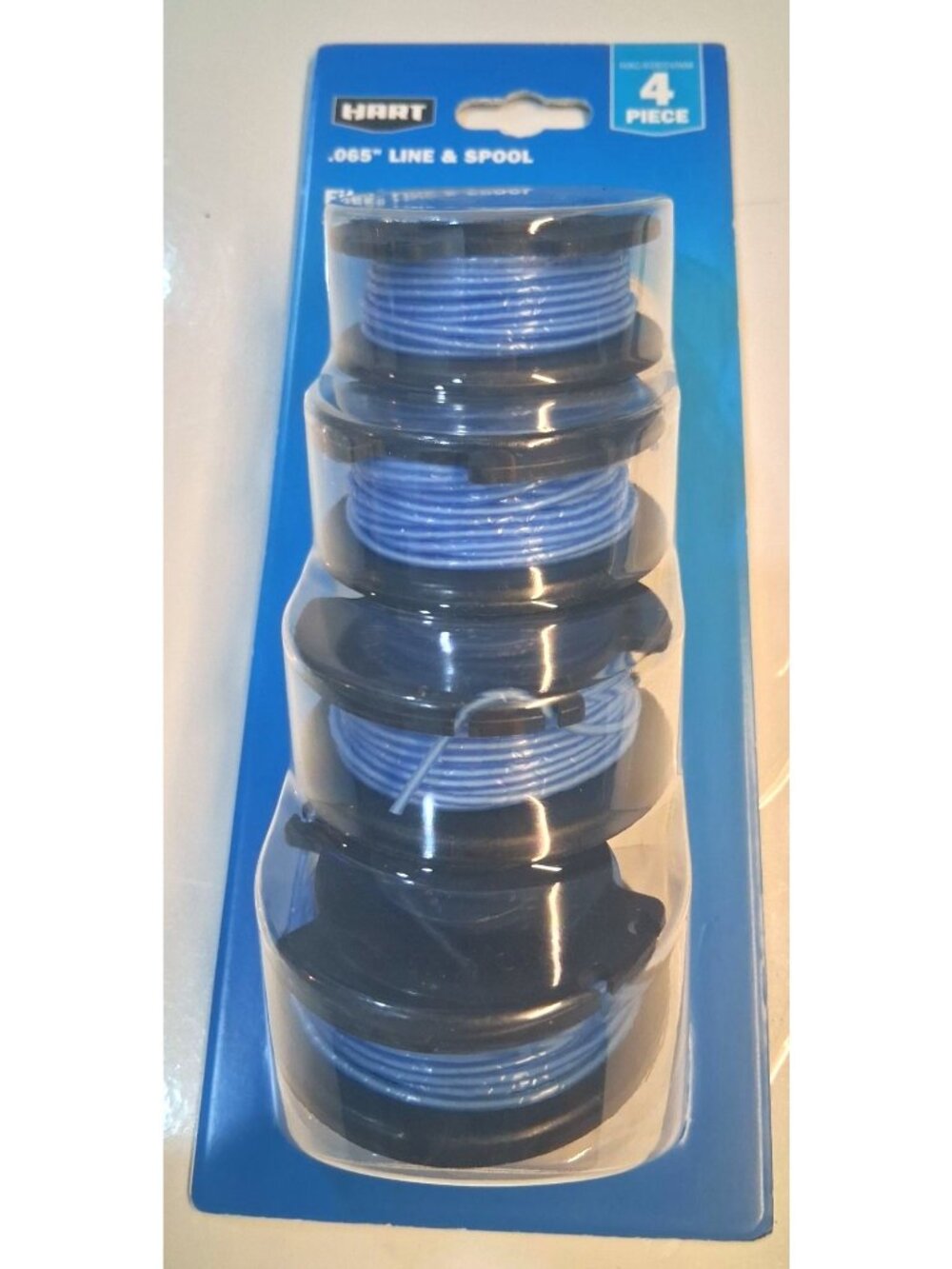 Hart .065" Line & Spool 4 Pack For Most Auto-Feed String Trimmers